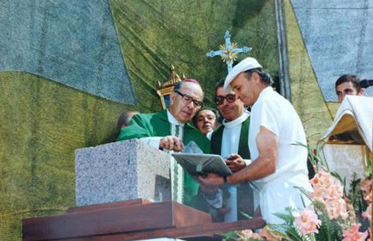 Igreja - Lançamento e benção da 1ª pedra, 1994